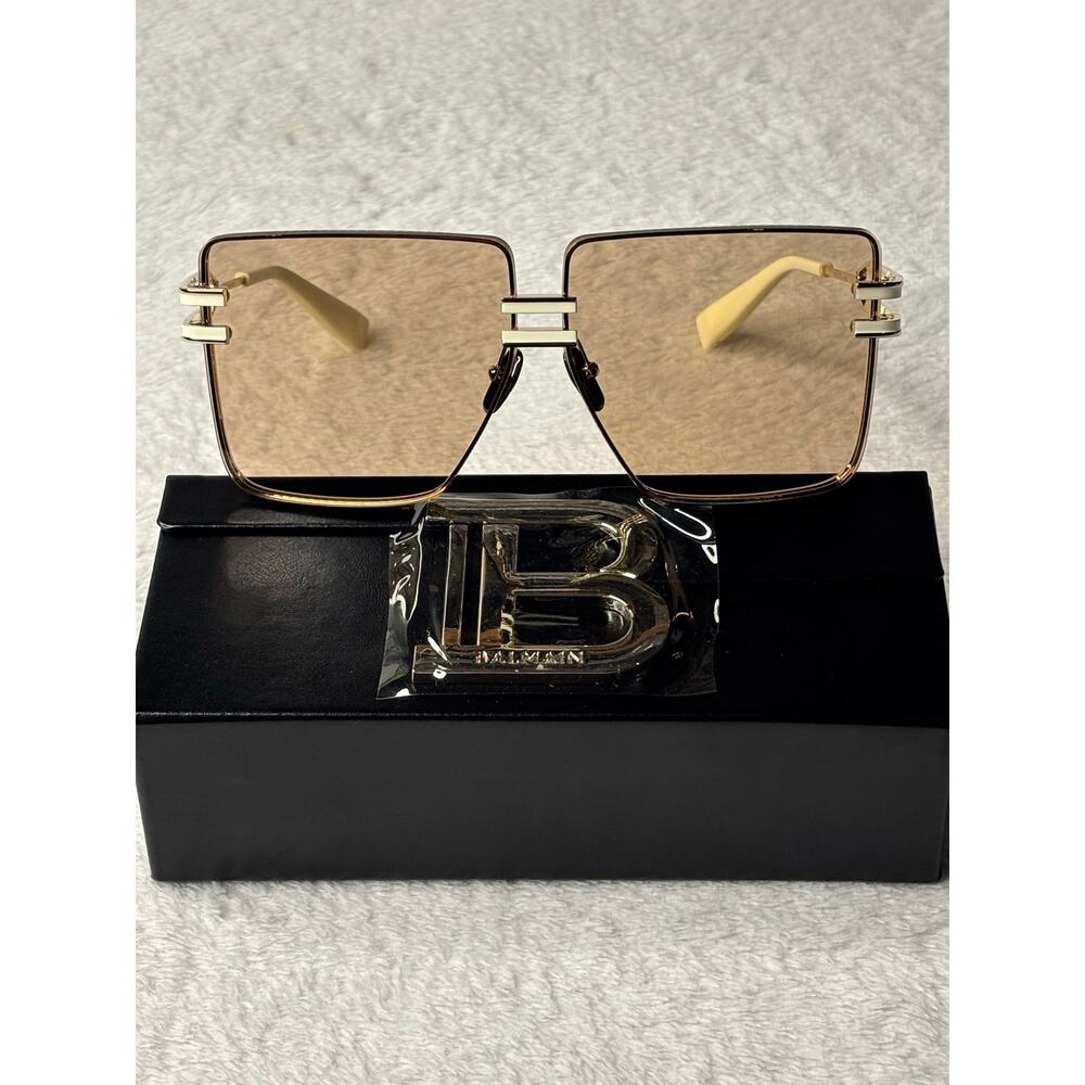 Brand New Balmain Sunglasses - GENDARME BPS109C-66 Size 66-10-145
